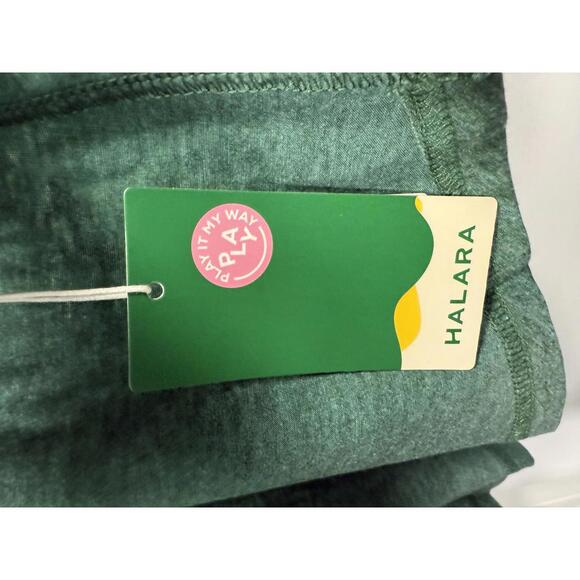 NWT Halara Deep V Neck Sleeveless High Low Crossover Hem Midi Casual Dress - XL - Picture 9 of 12